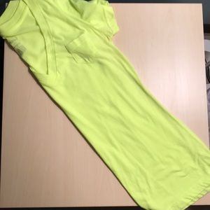 Highlighter yellow boyfriend tee